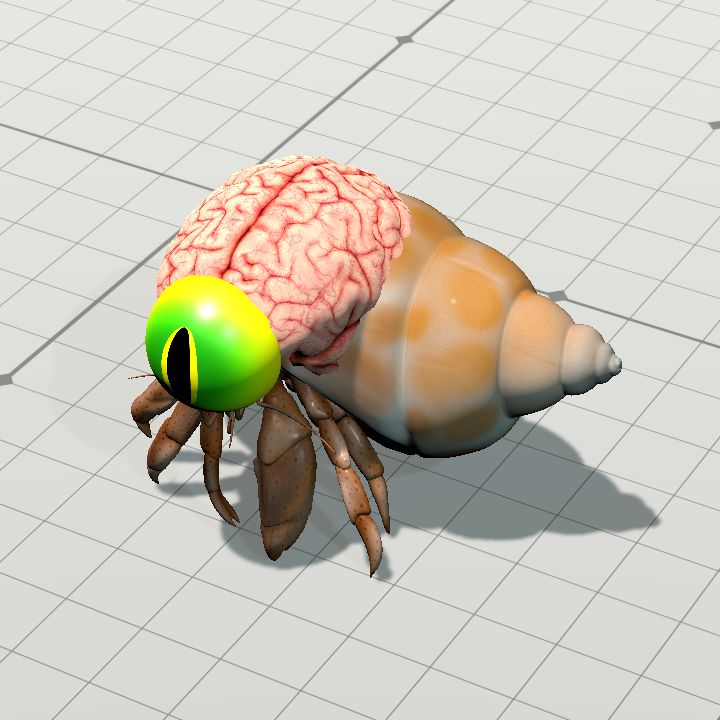Combo Critter 01 MS Paint 3D