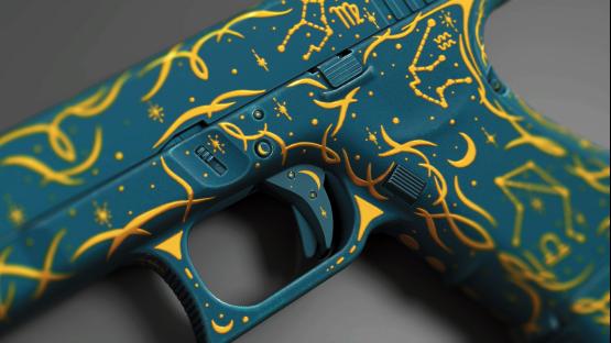 Glock-18 | Zodiac v2 (Blue,embossed)