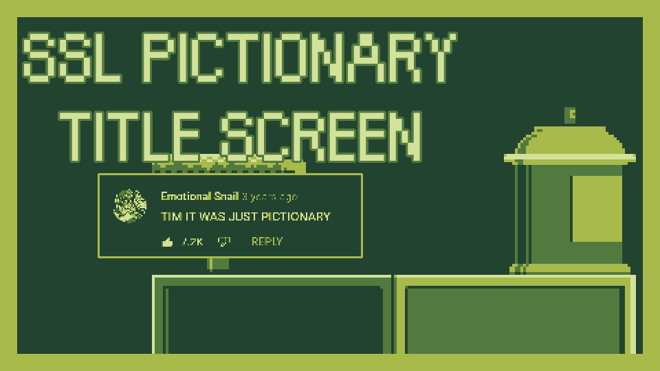 SSL Pictionary Title Screen