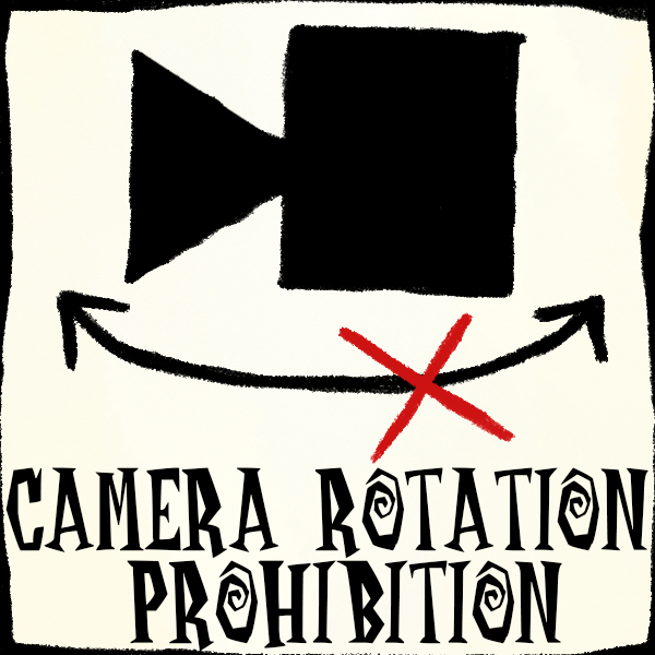 camera rotation prohibition