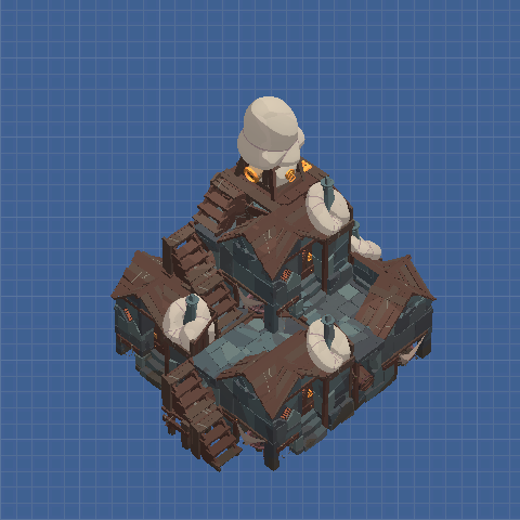 5 Shacks & 1 oxygen with minimun resources of basic blocks