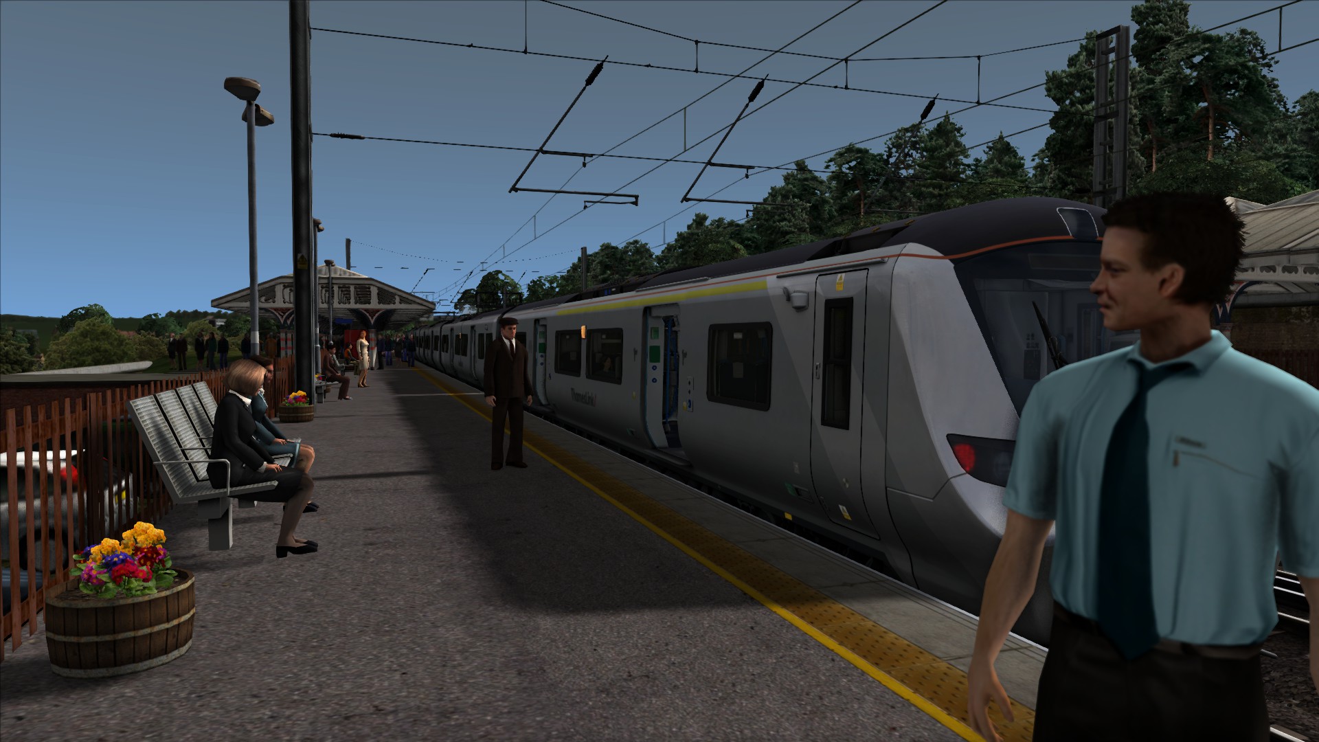 ( Revised ) Class 700012 Train 8 cars Newcastle to York Passenger All Stations service