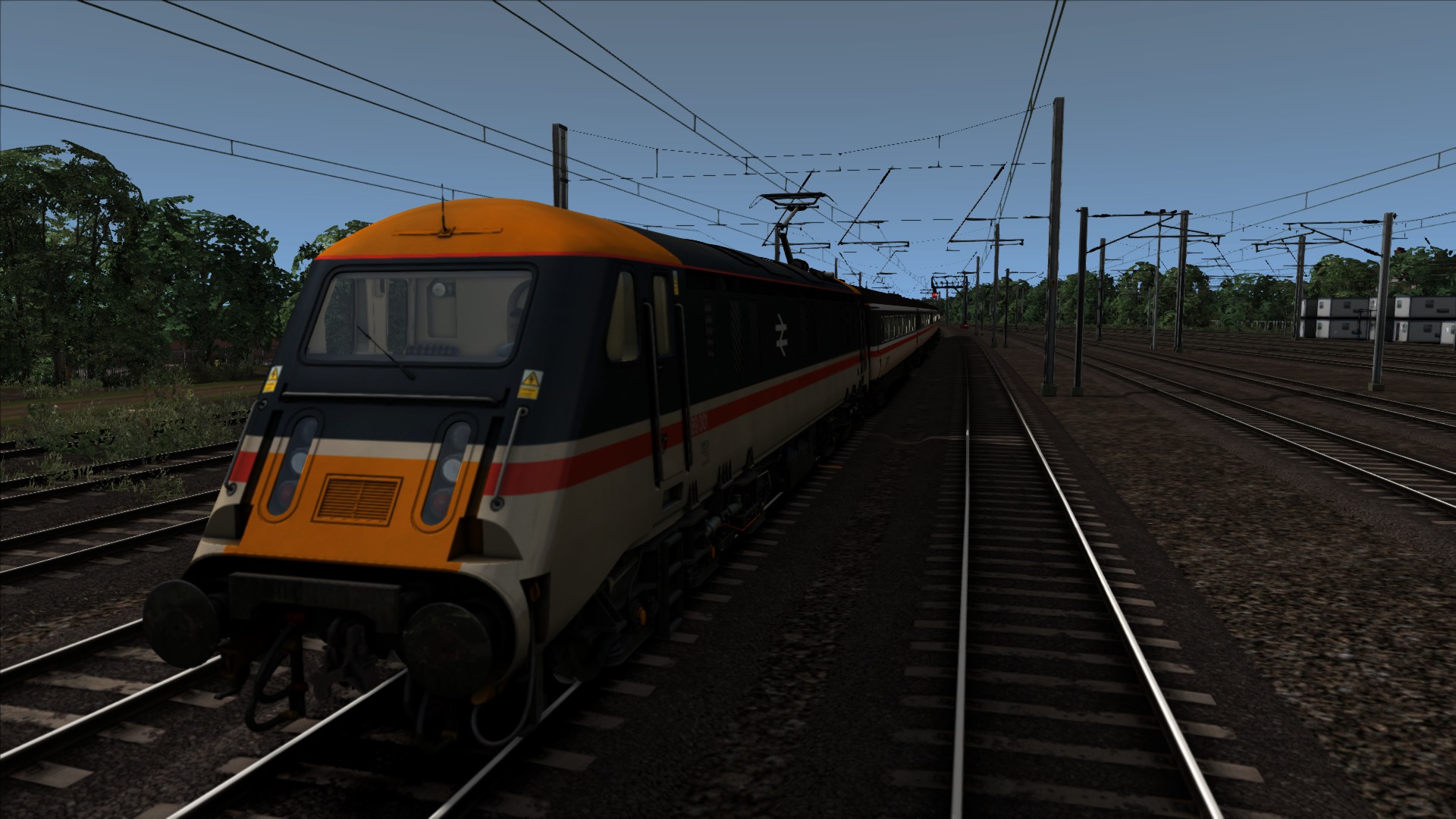 Class 89001 Intercity Flyer 9 cars Newcastle to York Passenger Service