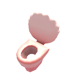 Ariel - Seashell toilet
