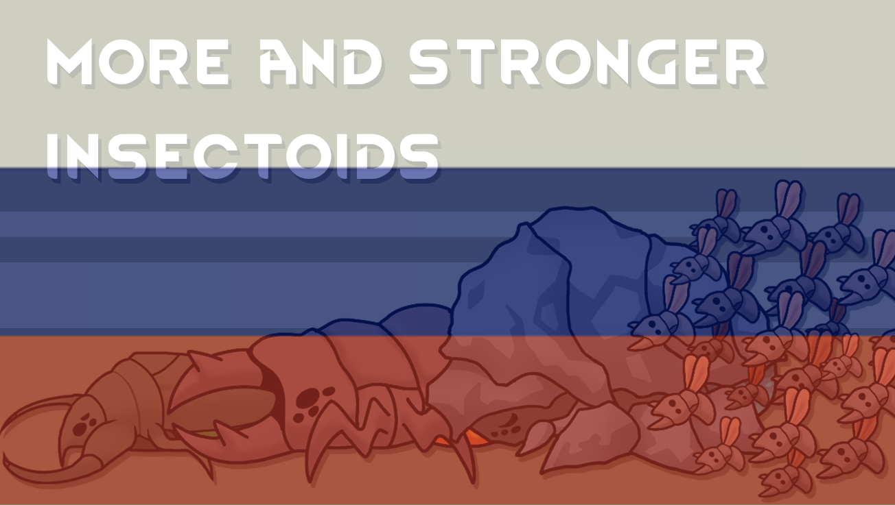 More and stronger insectoids - на Русском языке