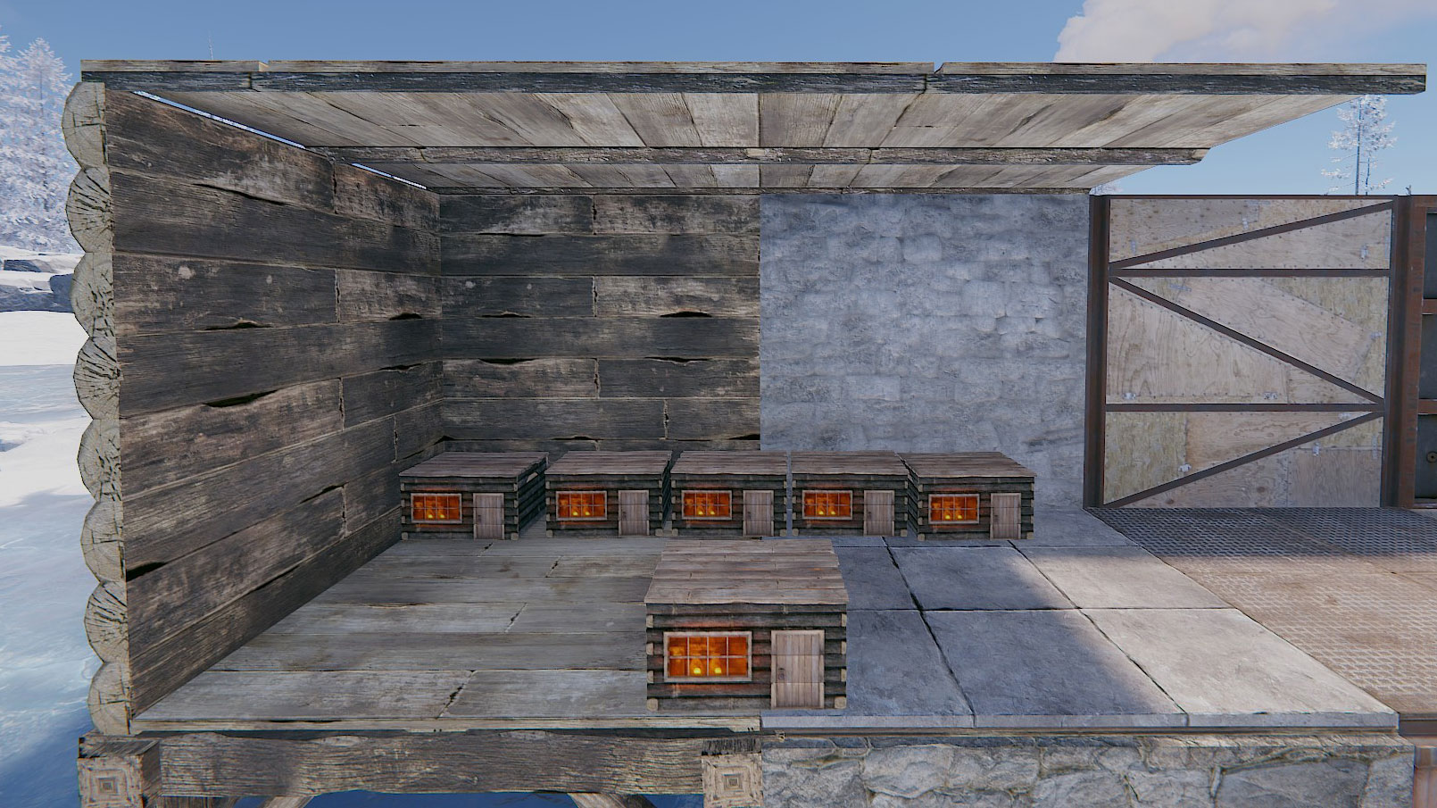 Wooden Base Box