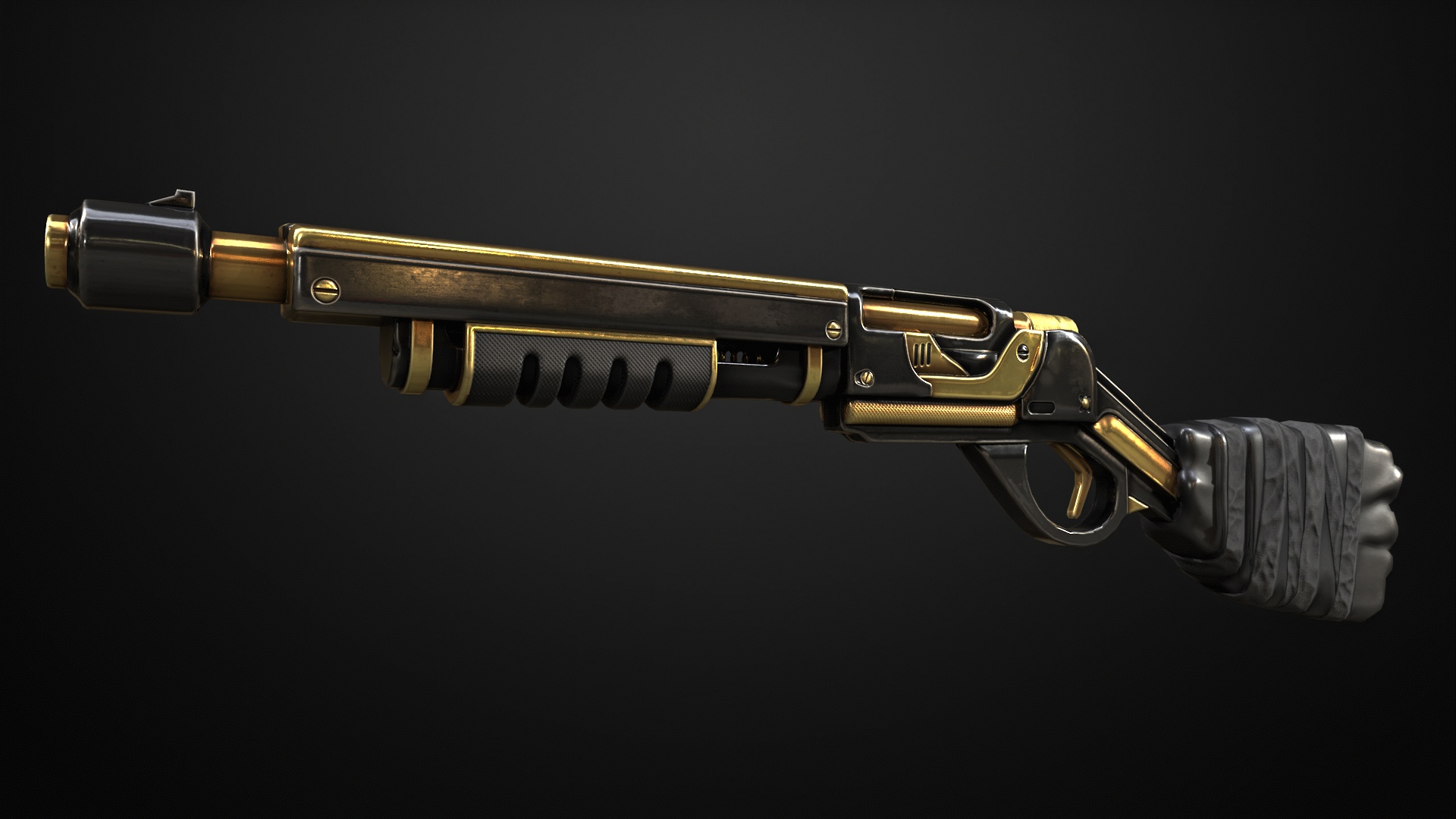 Black Gold Pump Shotgun