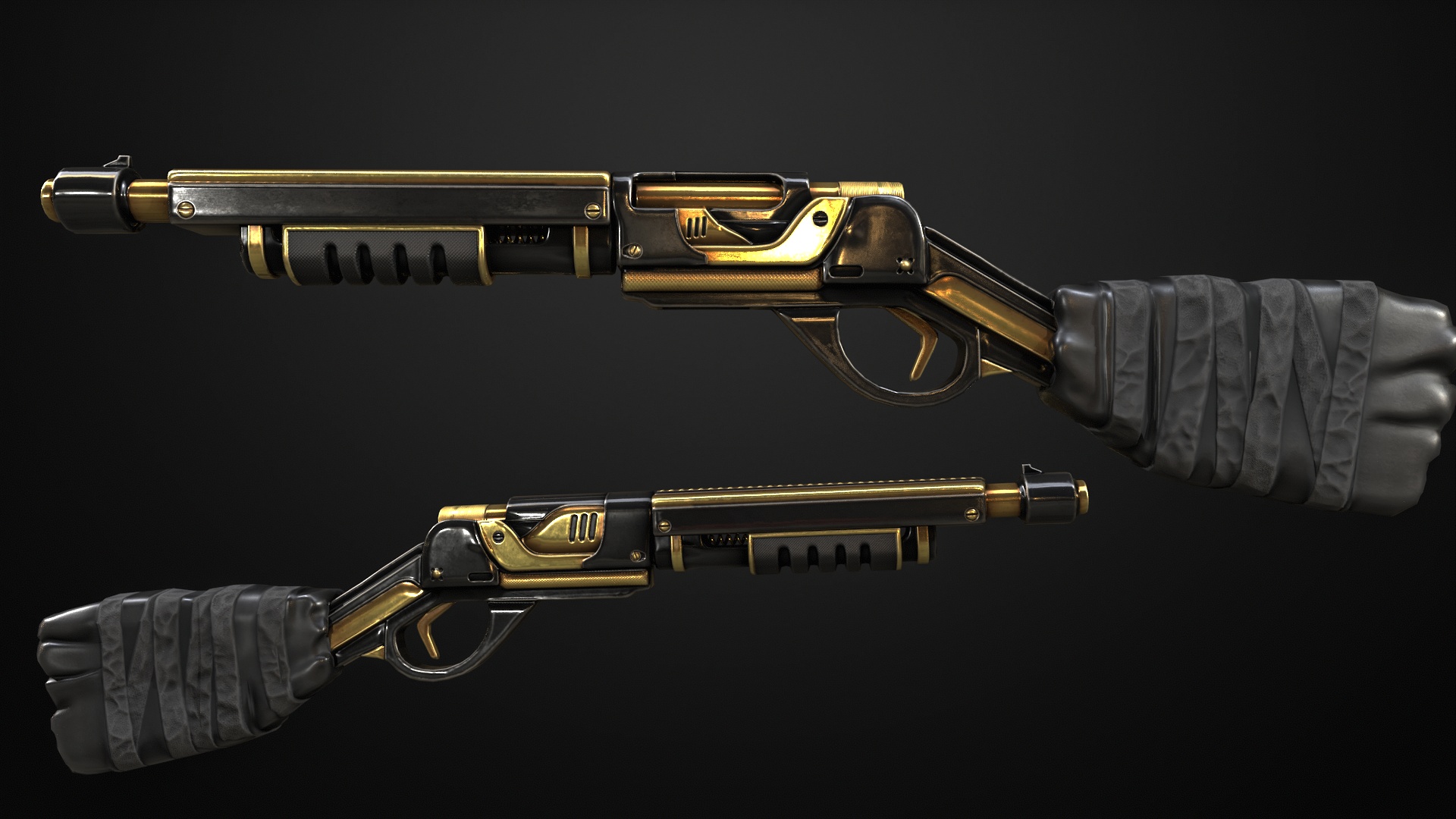 Black Gold Pump Shotgun