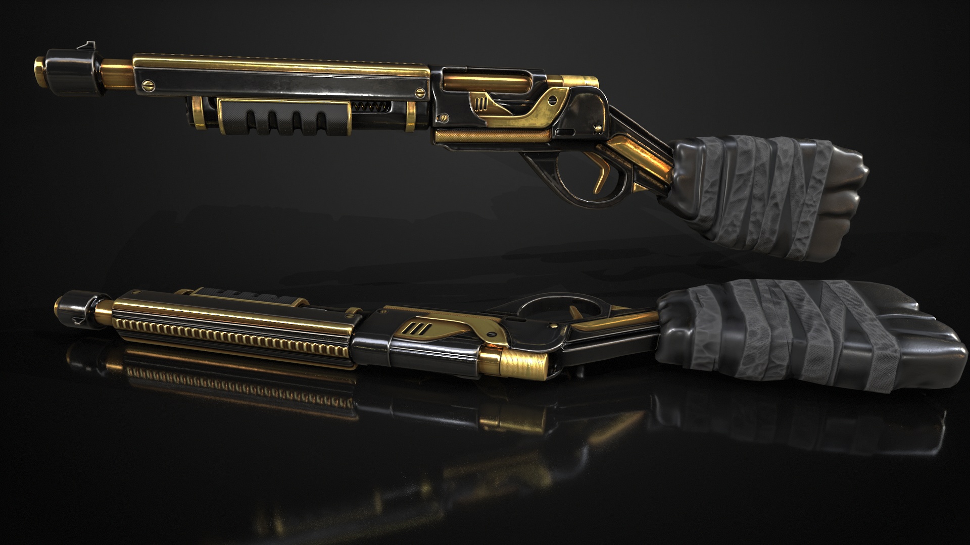 Black Gold Pump Shotgun