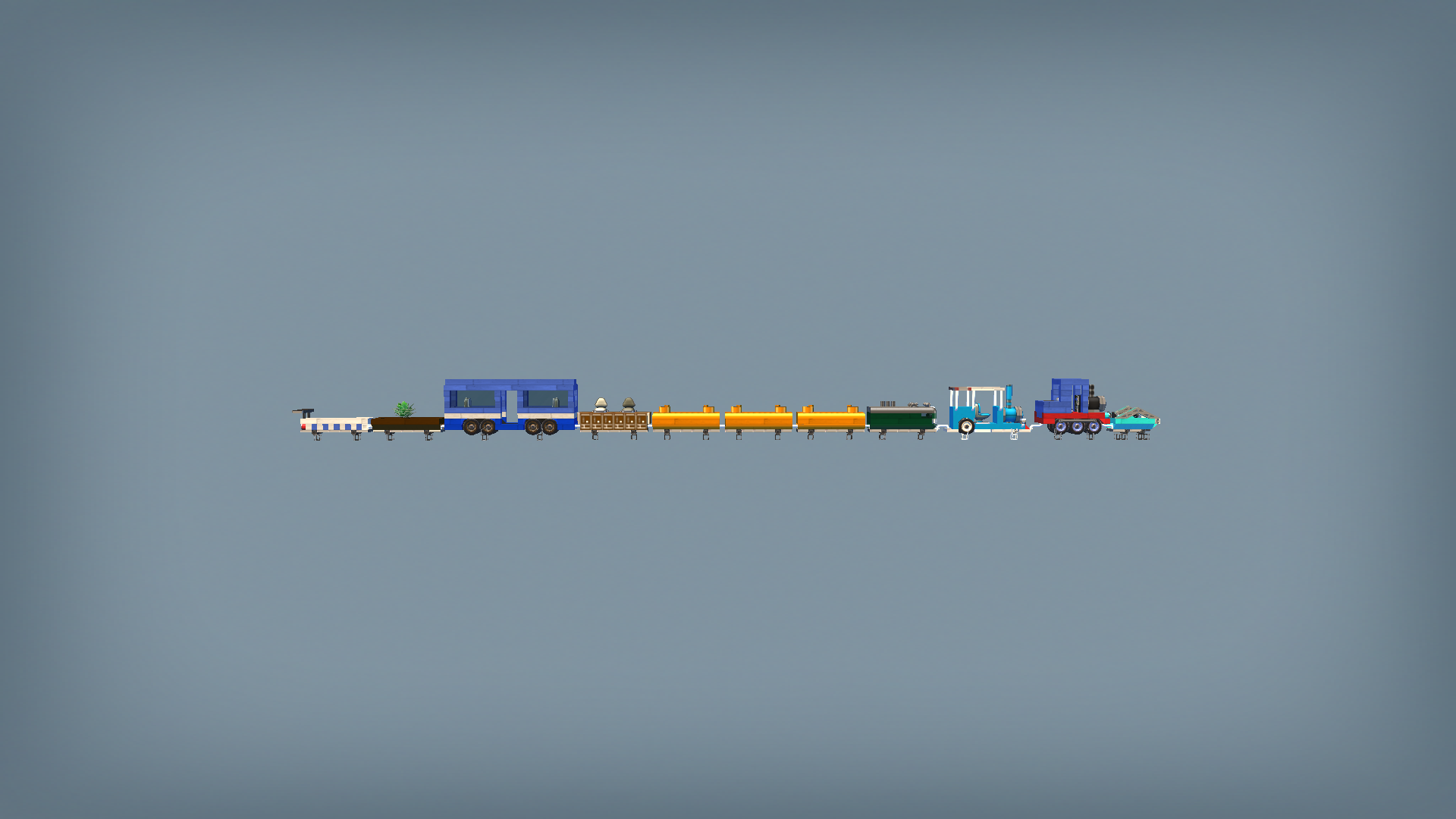 RandomVagons 1U train