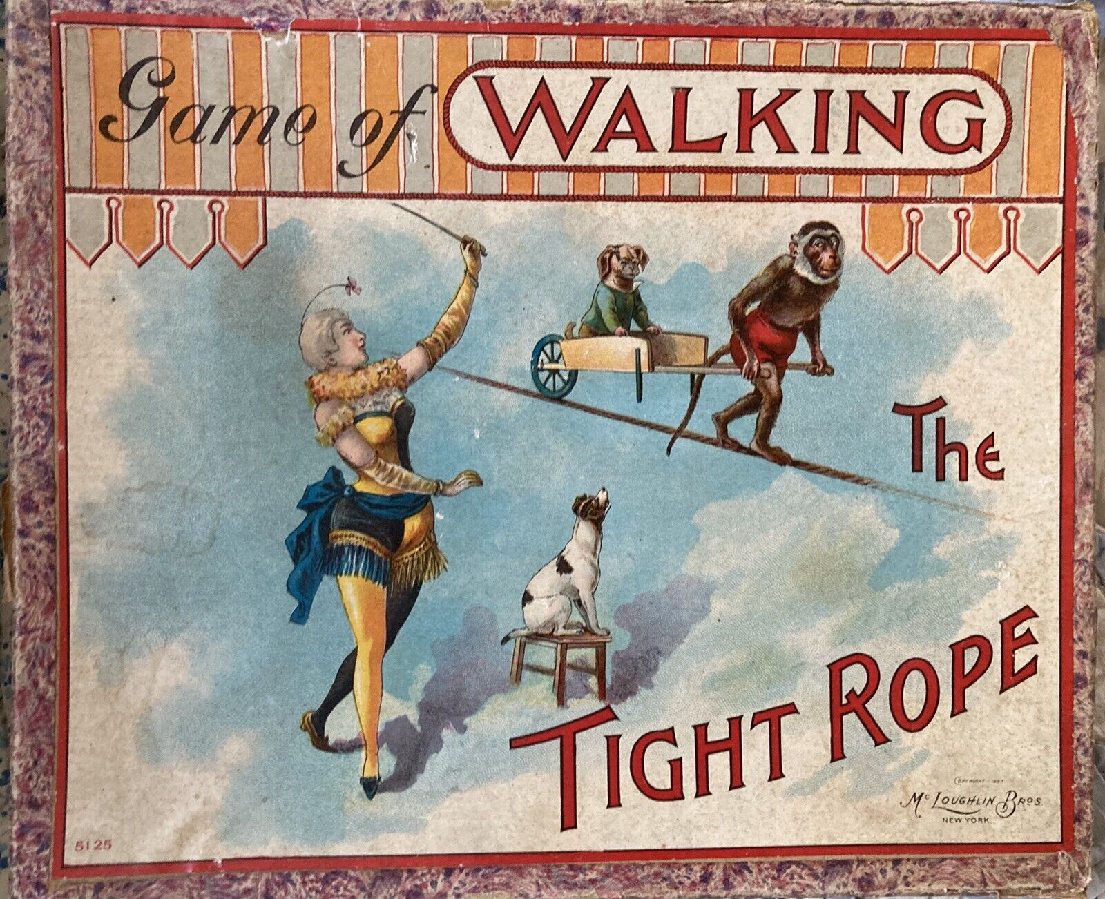Walking the Tight Rope (1897, McLoughlin Brothers)