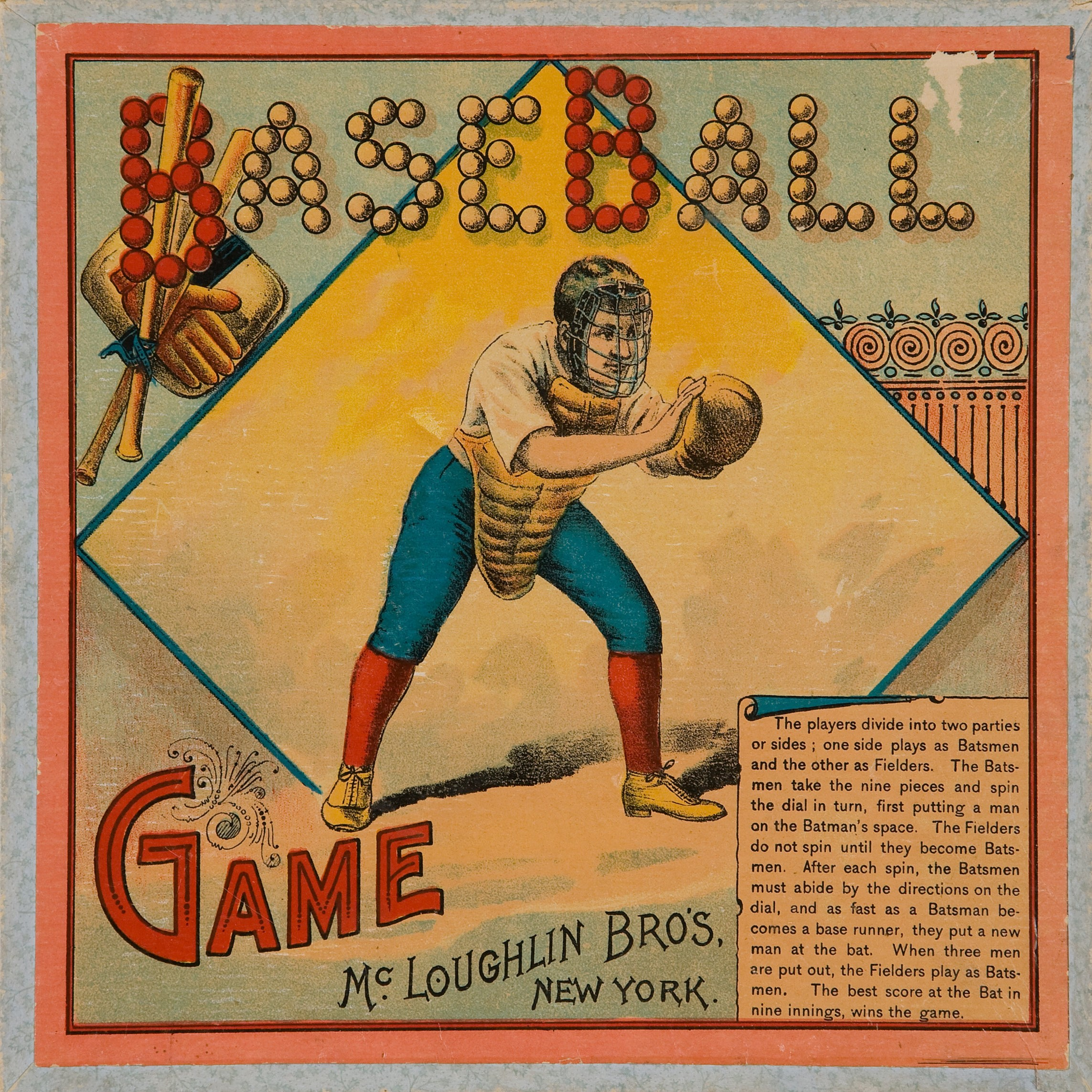 Base Ball Game (1892 and 1897, McLoughlin Brothers)