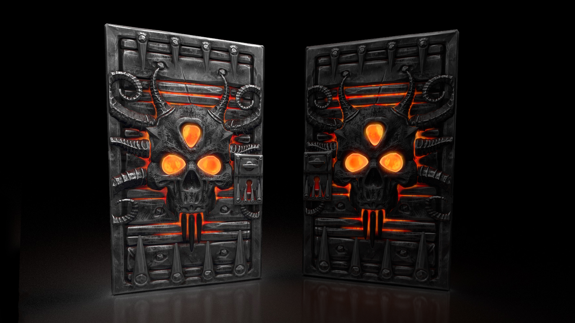 The Fiend Metal Door