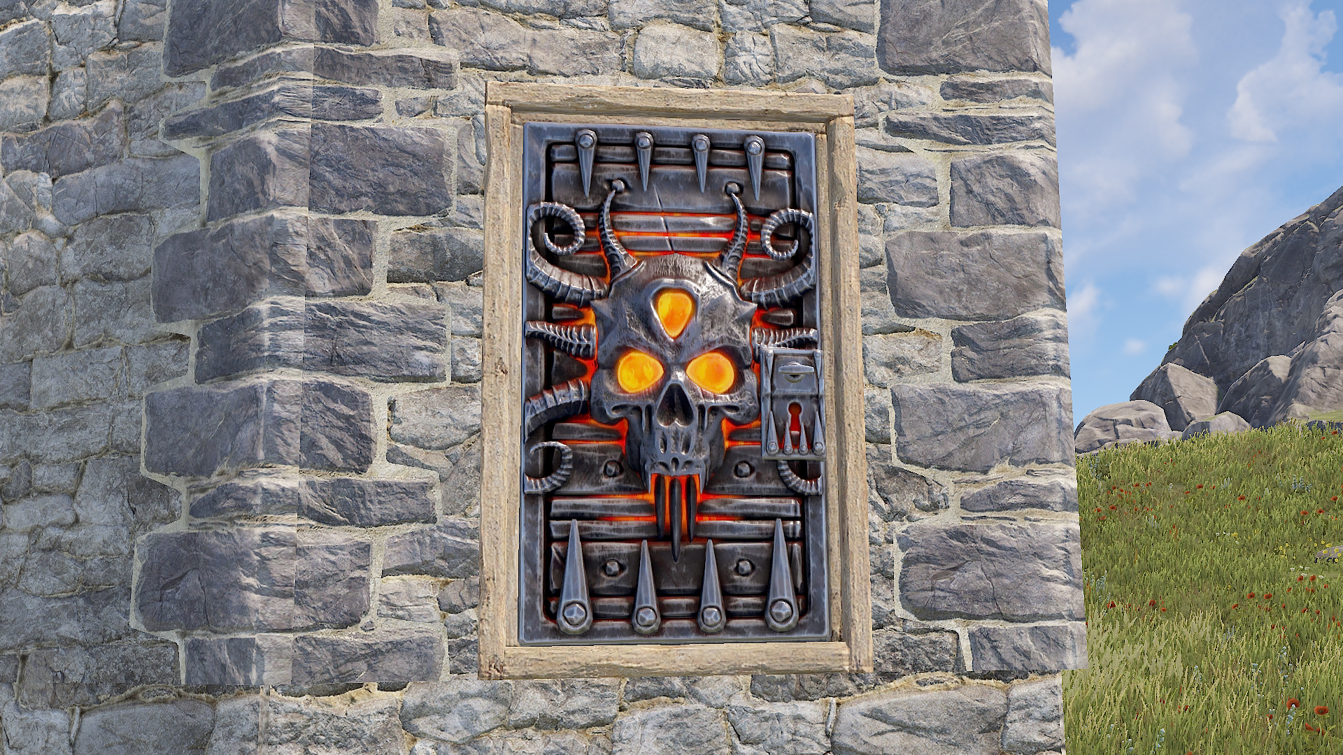 The Fiend Metal Door