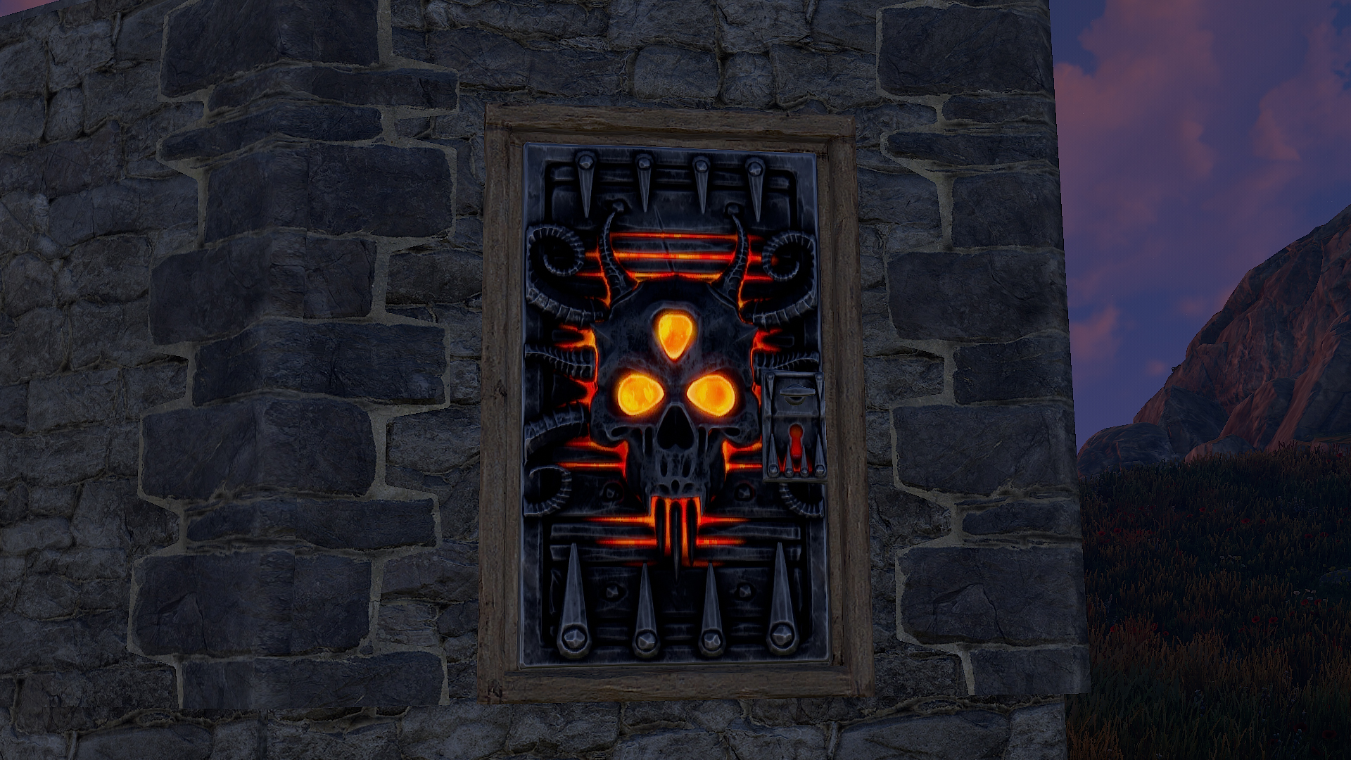 The Fiend Metal Door