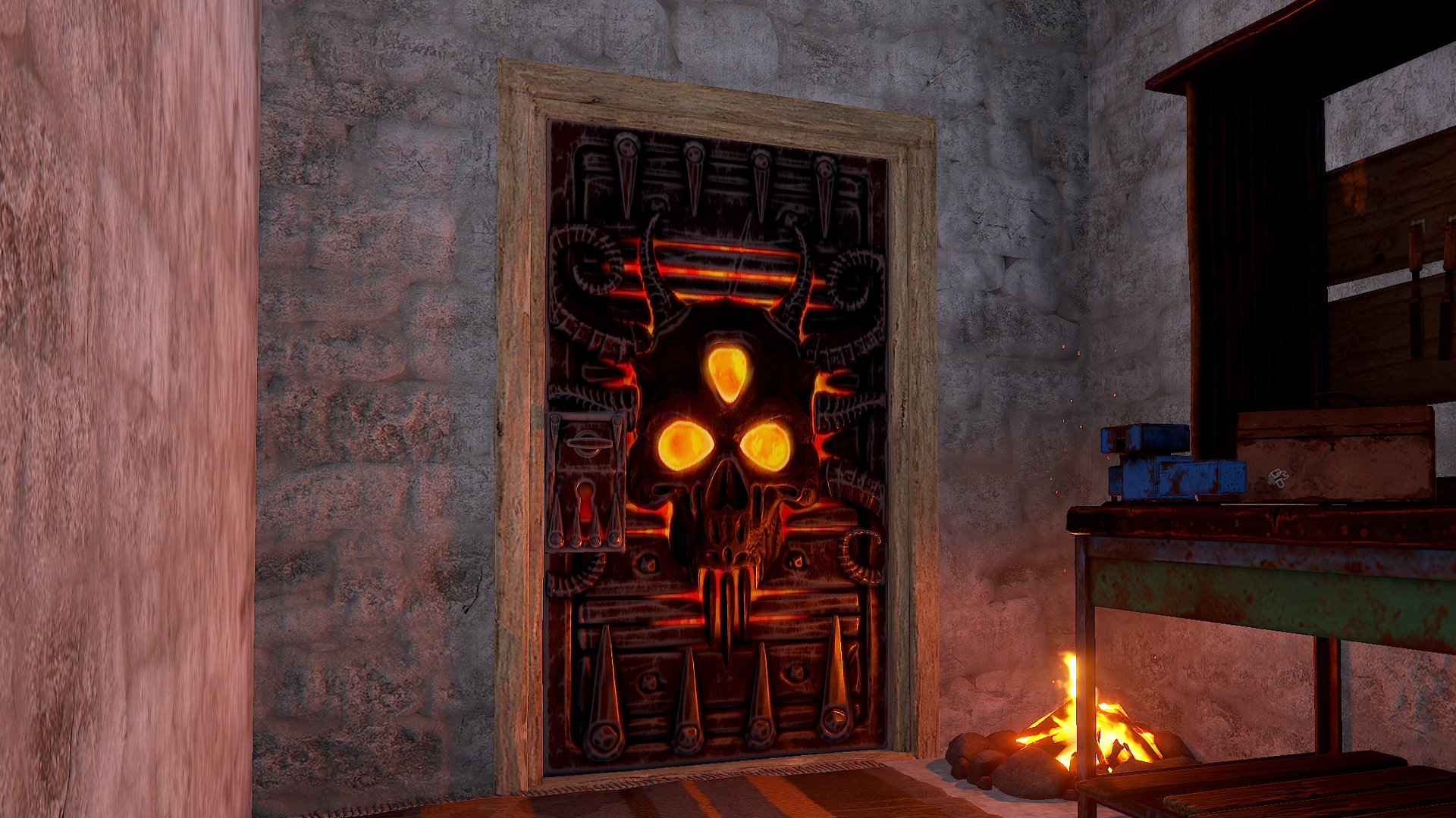 The Fiend Metal Door