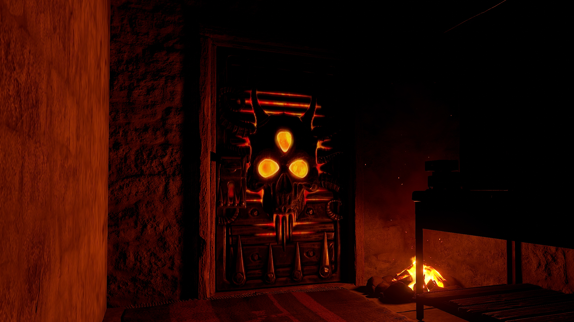 The Fiend Metal Door