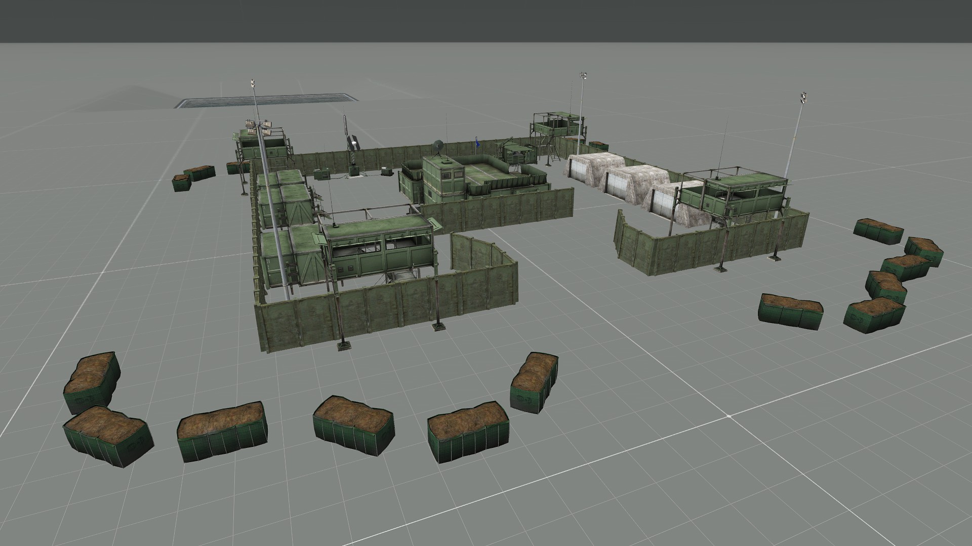 Small Military Base - Woodland