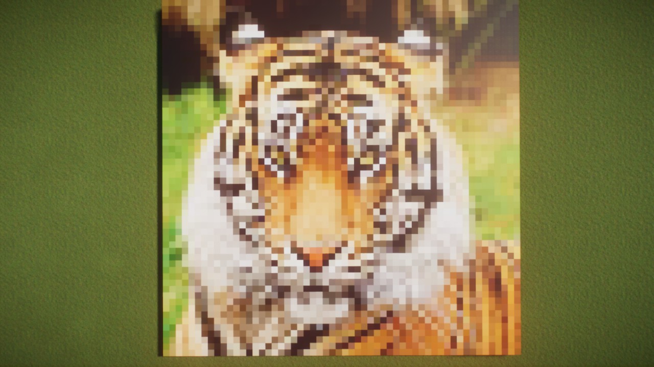 Tiger mozaic preview