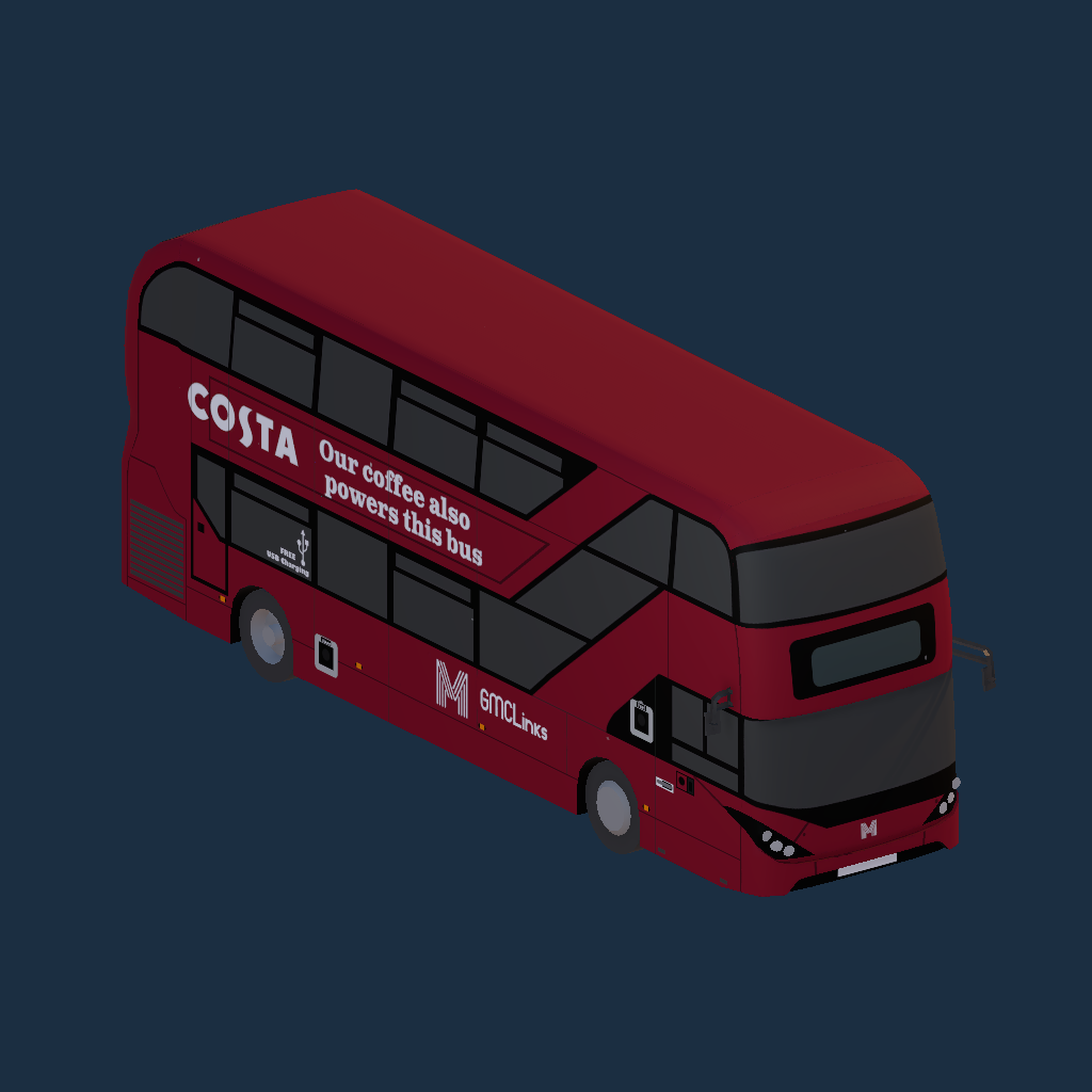 GMCLinks E400City Costa Biofuel AD Wrap