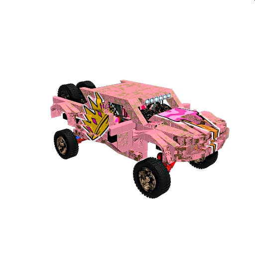 baja trophy truck that has interior