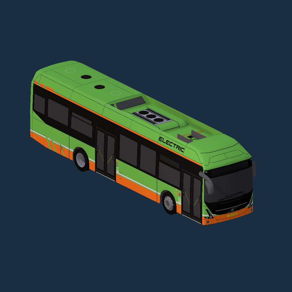 Nanning Bus (Volvo 7900 Electric by _T_B_N_)