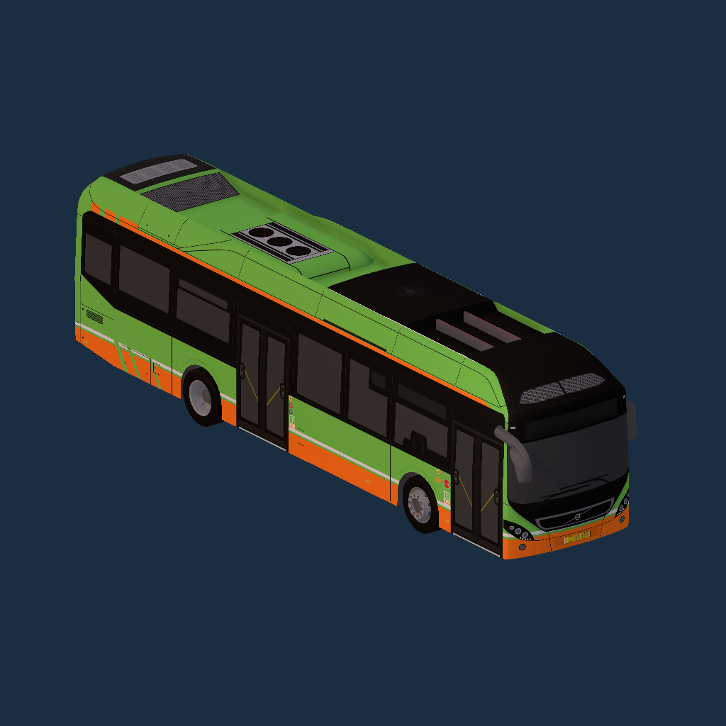 Nanning Bus (Volvo 7900 E-Hybrid by _T_B_N_)