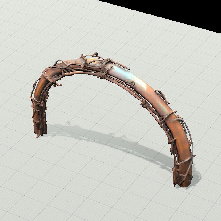 Arch w/ Rusted Iron and Bronze