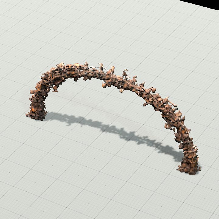 Arch w/ Twisted Scrap Metal