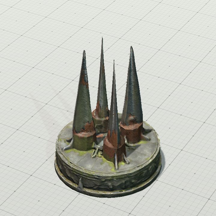 Decorative Vertical Spikes 2