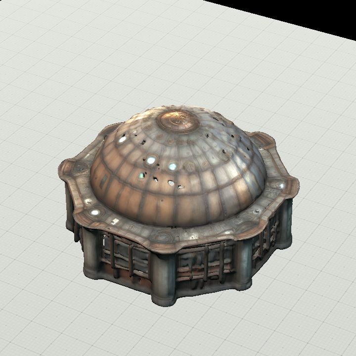 Dome Building - Bronze w/ Glass 2