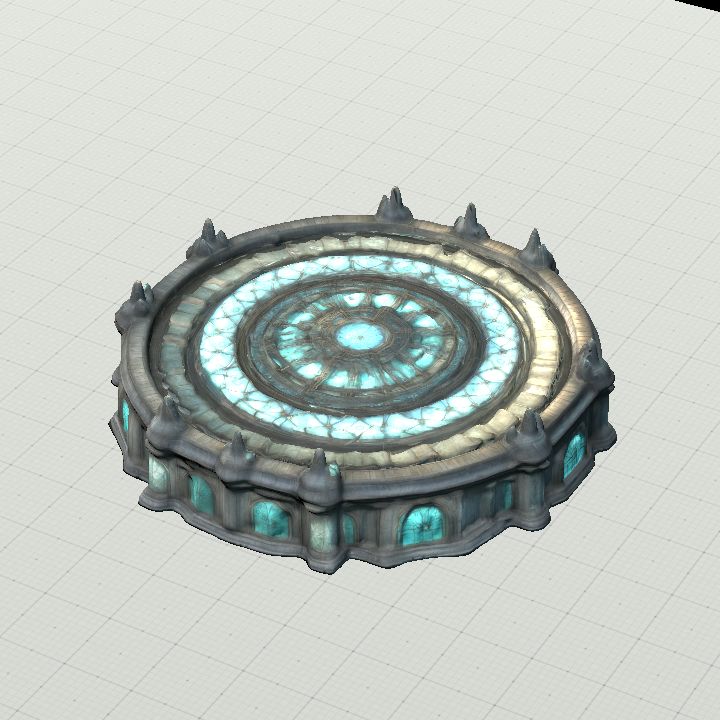 Blueglass Round Platform Building