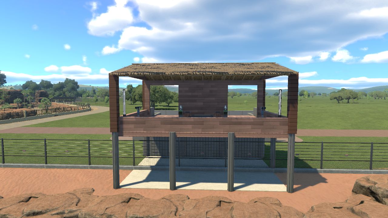 Raised viewing platform