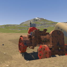 Farmall 8-16 1920s tractor - engine accses - rust