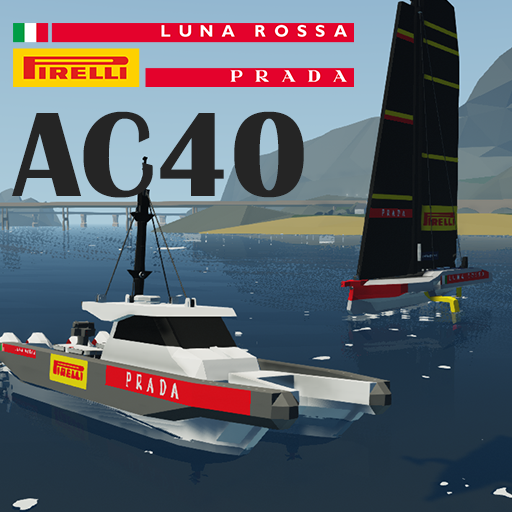 Luna Rossa AC40 Racing Yacht