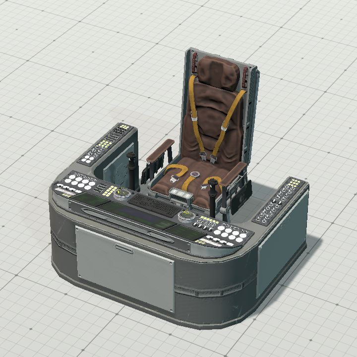 Space cockpit and seat