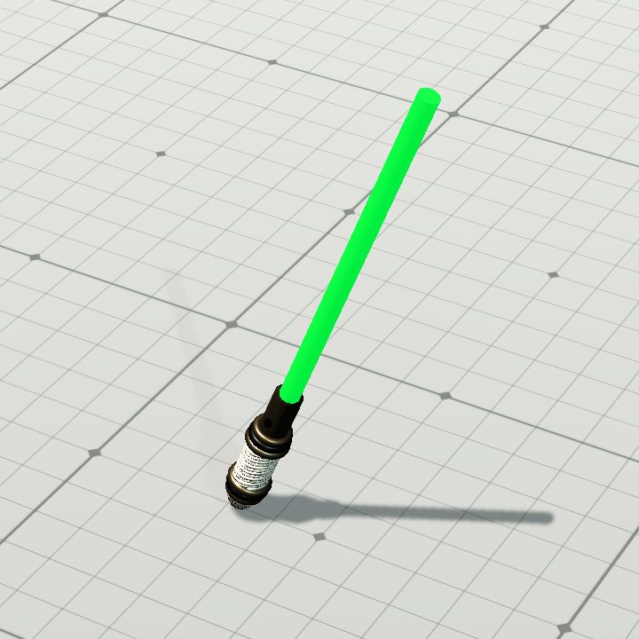 Light sword angle 1 green