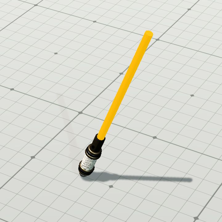 Light sword angle 1 orange