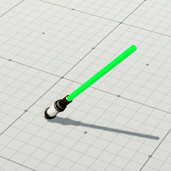 Light sword angle 2 green