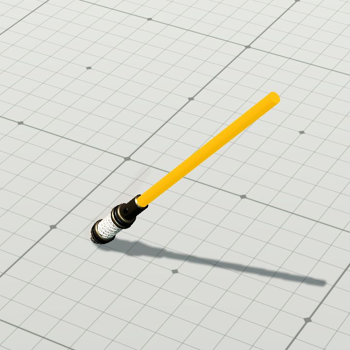 Light sword angle 2 orange
