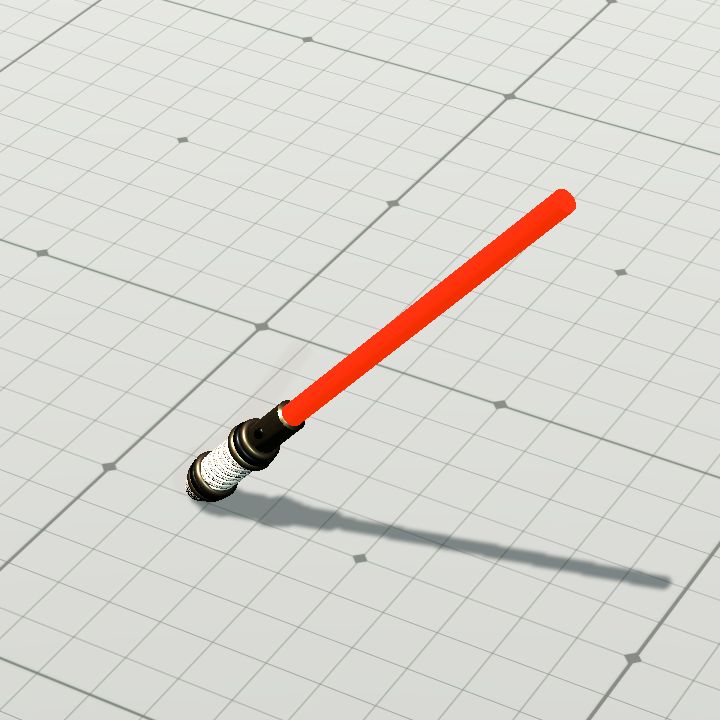 Light sword angle 2 red