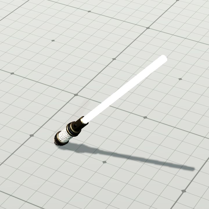 Light sword angle 2 white