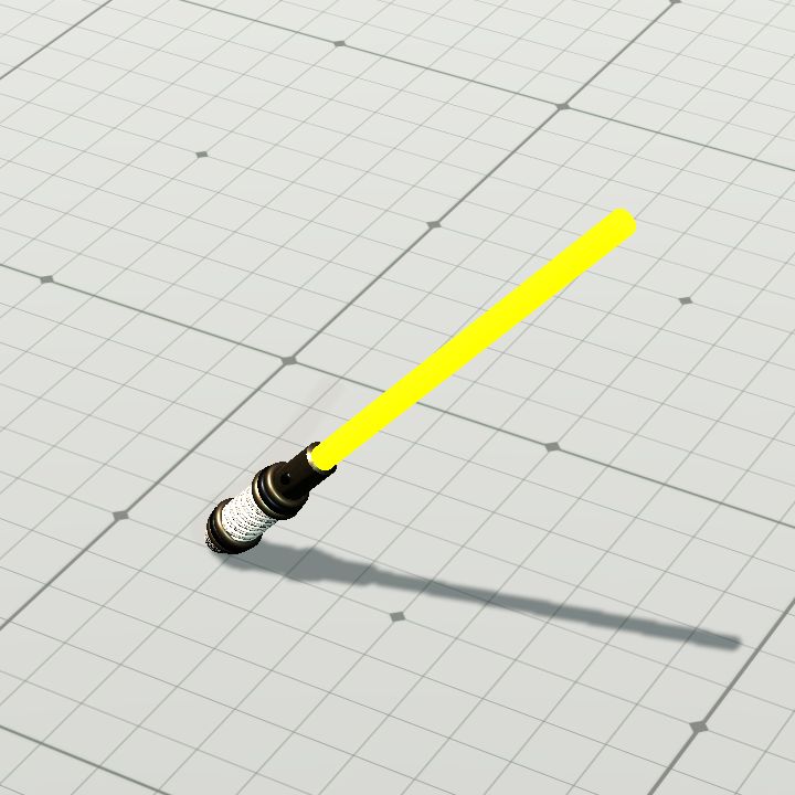 Light sword angle 2 yellow