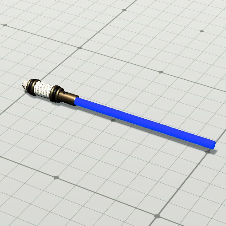Light sword horiz d blue