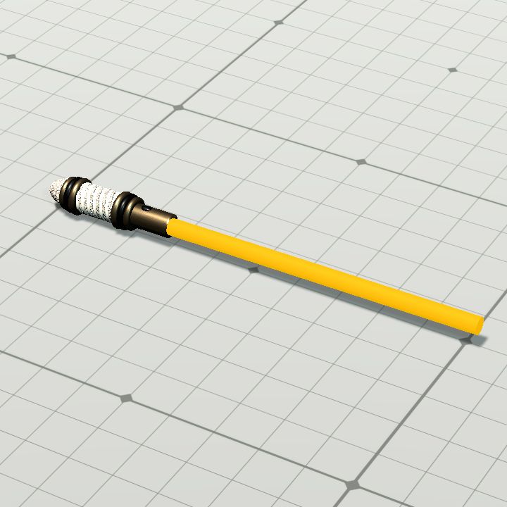 Light sword horiz orange