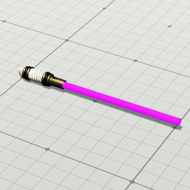 Light sword horiz purple