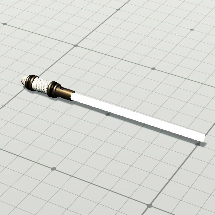 Light sword horiz white