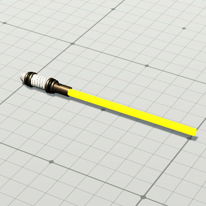 Light sword horiz yellow