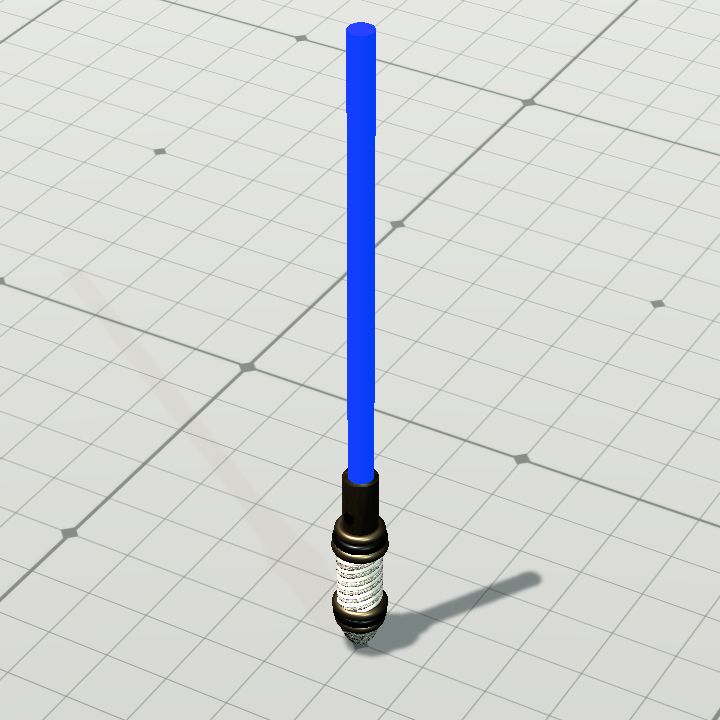 Light sword vert d blue