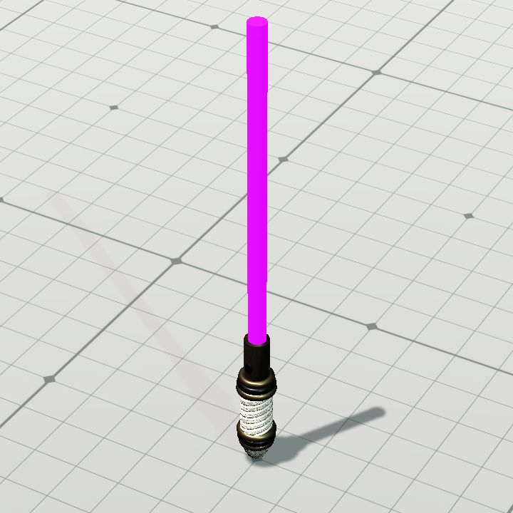 Light sword vert purple